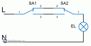 Схема подключения выключателя Schneider Electric