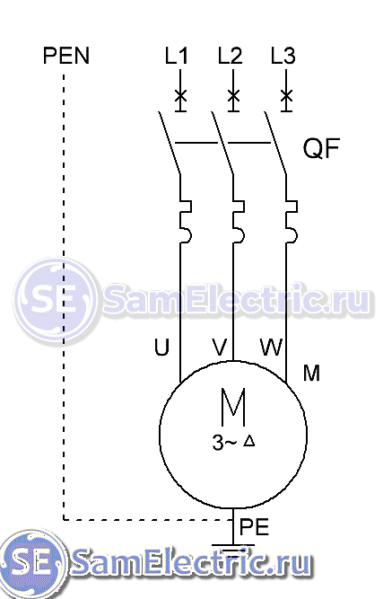 Схема с двумя конденсаторами