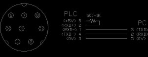 Кабель Троицкого для подключения к контроллеру Mitsubishi Melsec FX