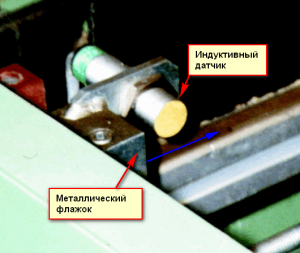 Работа индуктивного датчика